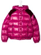 Moncler Kids Puffer Coat - Pink