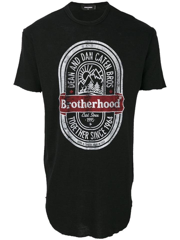 Dsquared2 Brotherhood T-shirt - Black