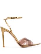 Gianvito Rossi Pointed Toe Sandals - Gold
