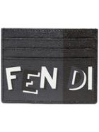 Fendi Two Tone Card Holder - Grey