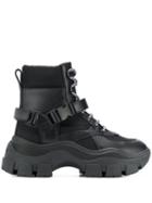 Prada Block High-top Sneakers - Black