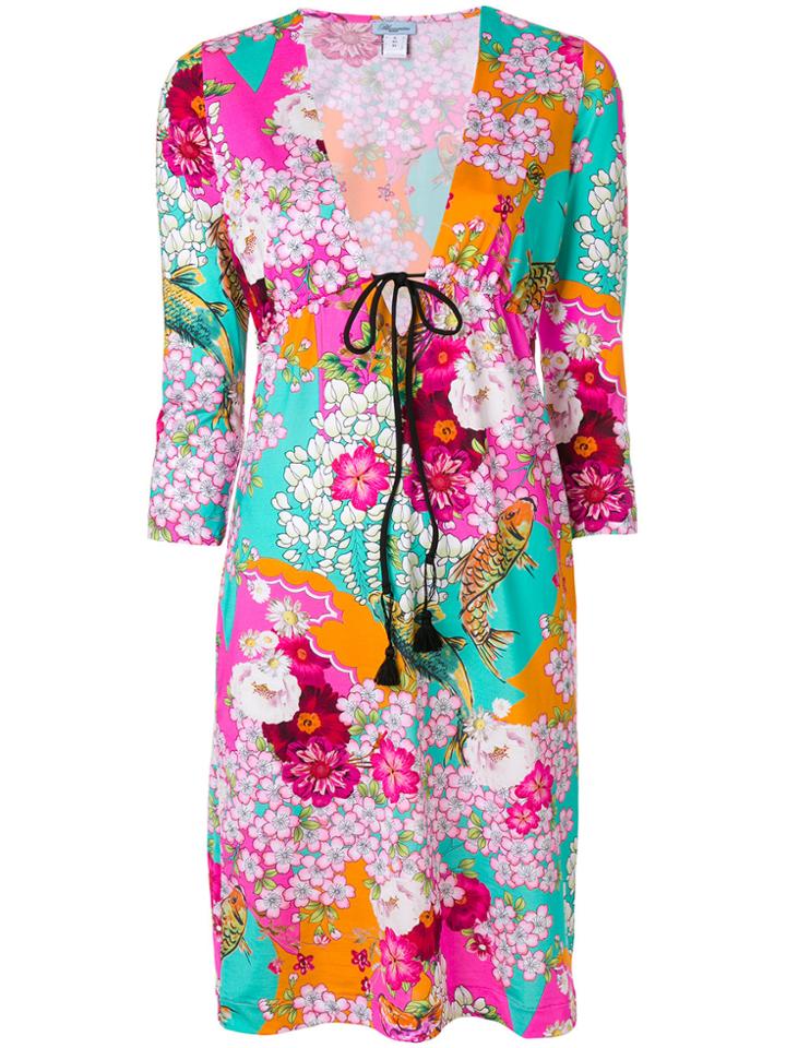 Blumarine Floral Print Dress - Multicolour
