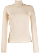 Erika Cavallini Slim-fit Roll Neck Sweater - Neutrals