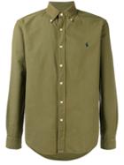 Polo Ralph Lauren Embroidered Logo Button-down Shirt, Men's, Size: Xl, Green, Cotton