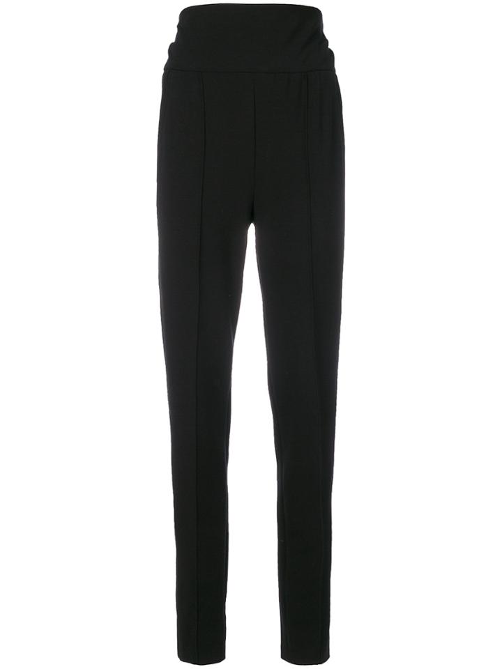 Marc Cain High-rise Skinny Trousers - Black
