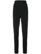 Marc Cain High-rise Skinny Trousers - Black