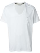 Diesel Chest Pocket T-shirt, Men's, Size: Large, White, Cotton