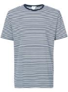 Sunspel Striped Fitted T-shirt - Blue
