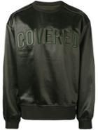 Juun.j - Covered Sweatshirt - Men - Cotton/polyester/acetate - 48, Green, Cotton/polyester/acetate