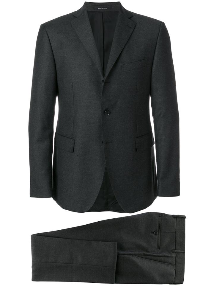Tagliatore Classic Single Breasted Suit - Grey