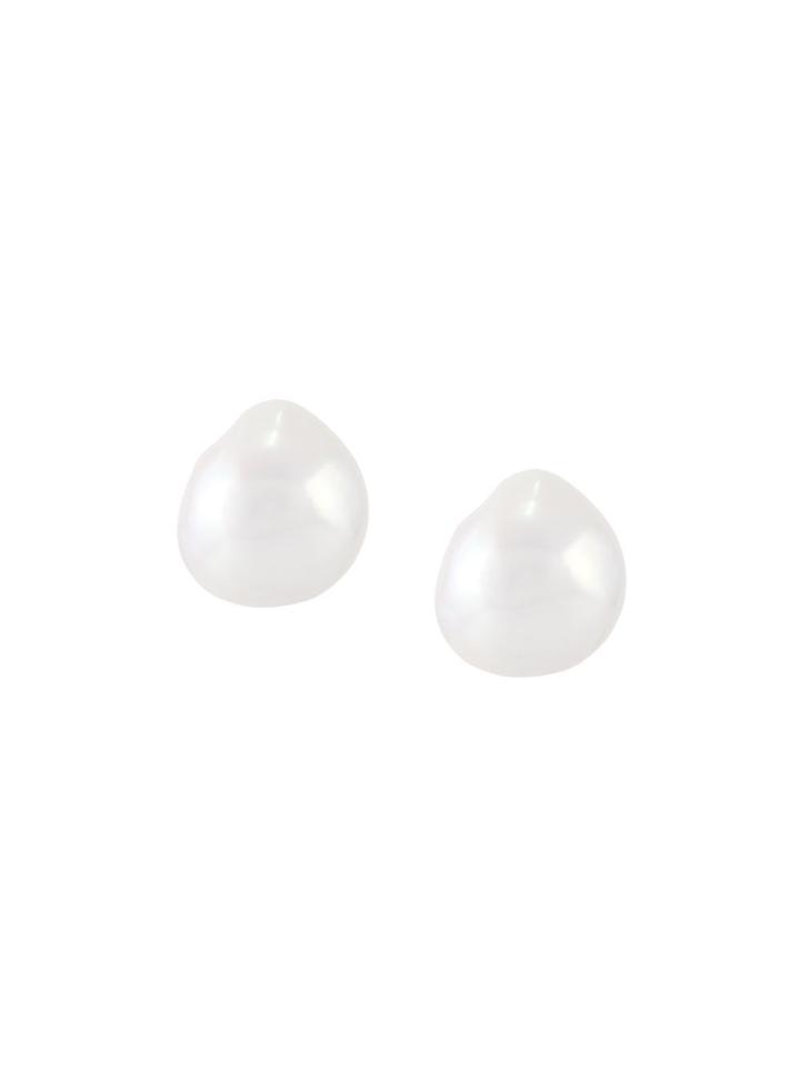 Wouters & Hendrix Gold 18kt Yellow Gold 'pearl' Earrings - Metallic