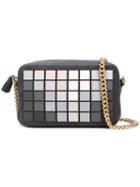 Anya Hindmarch - Mini Giant Pixel Shoulder Bag - Women - Suede - One Size, Grey, Suede