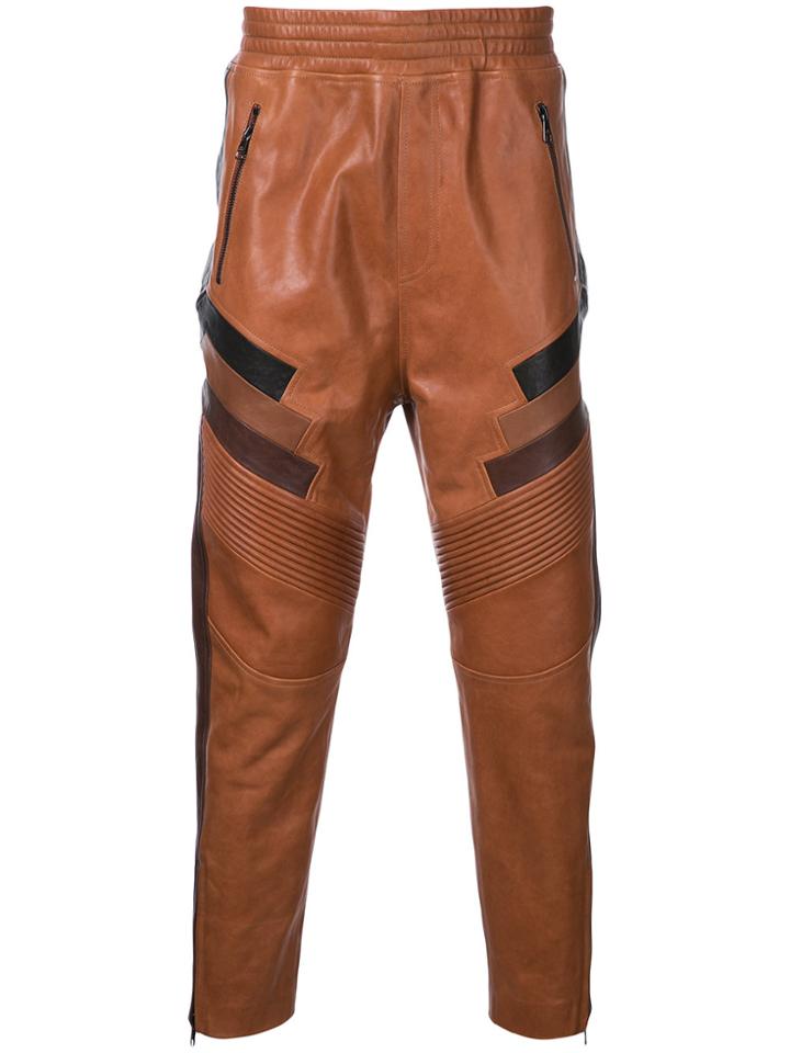 Neil Barrett Biker Track Pants - Brown