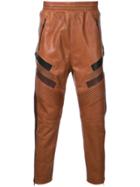 Neil Barrett Biker Track Pants - Brown