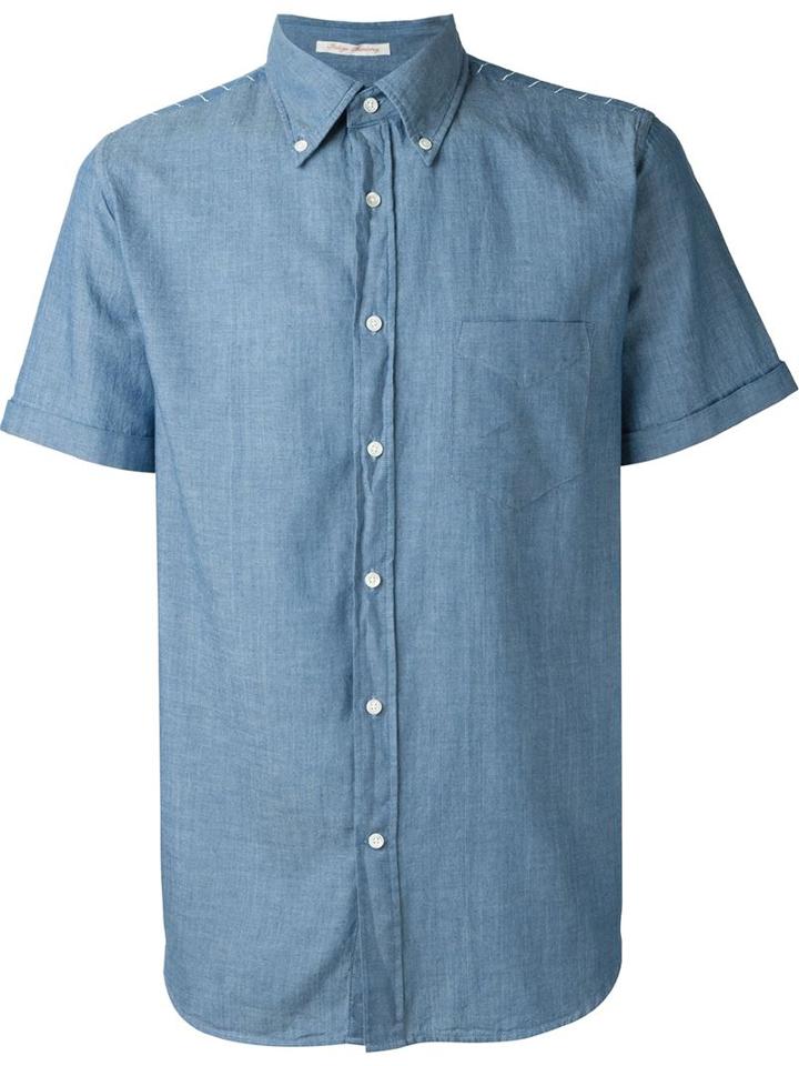 Gant Rugger 'chambray Hobd' Short Sleeve Shirt