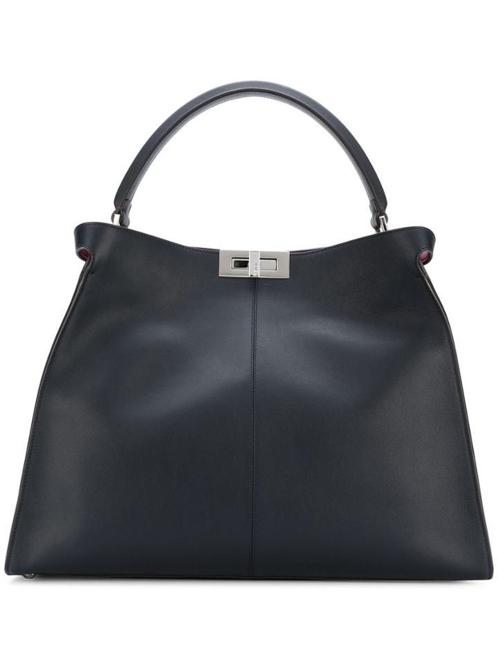 Fendi Peekaboo X-lite Tote - Black
