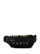 Kenzo Contrast Logo Belt Bag - Black