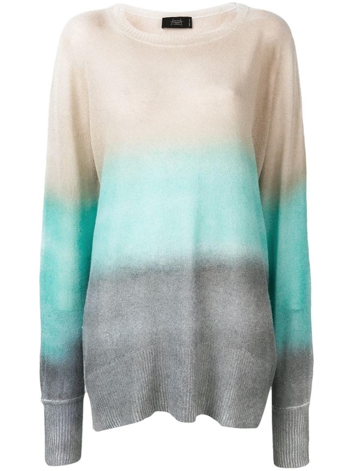 Maison Flaneur Striped Jumper - Neutrals