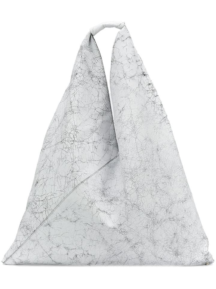 Mm6 Maison Margiela Oversized Tote - White