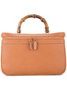 Gucci Pre-owned Bamboo Line Handbag - Brown