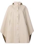 Mackintosh Vintage Hooded Rain Poncho - Nude & Neutrals