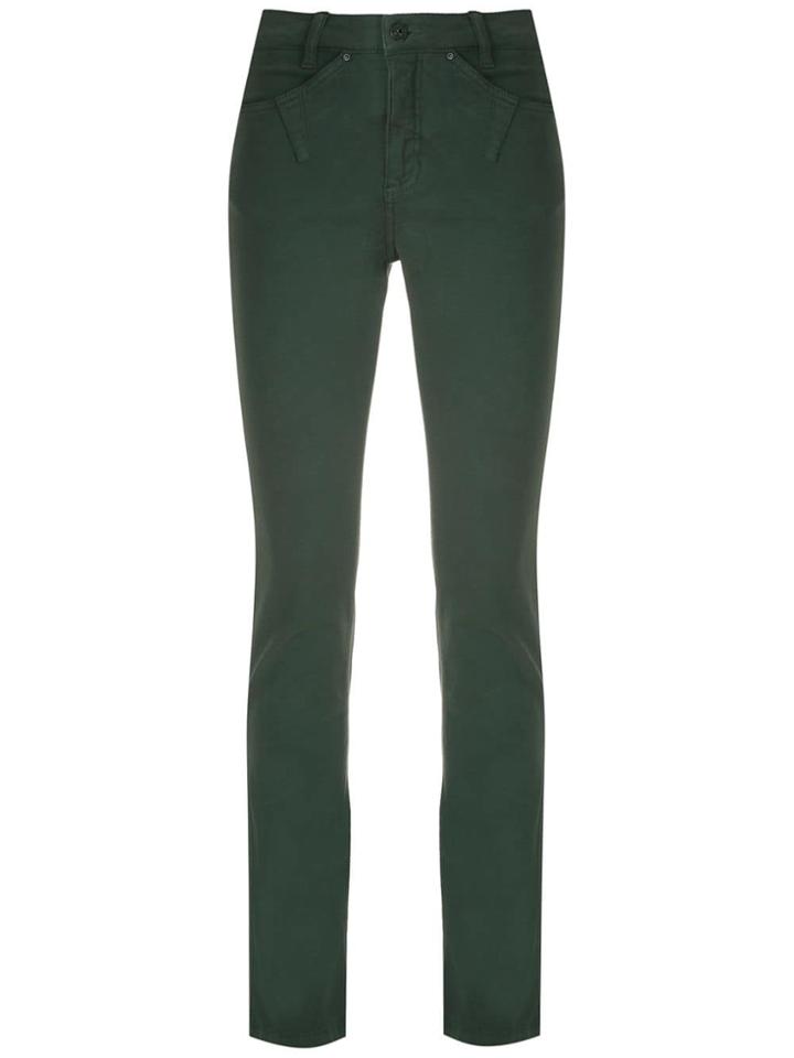 Mara Mac Skinny Trousers - Green