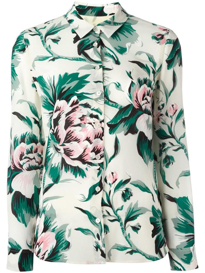 Burberry Floral Print Shirt - Multicolour