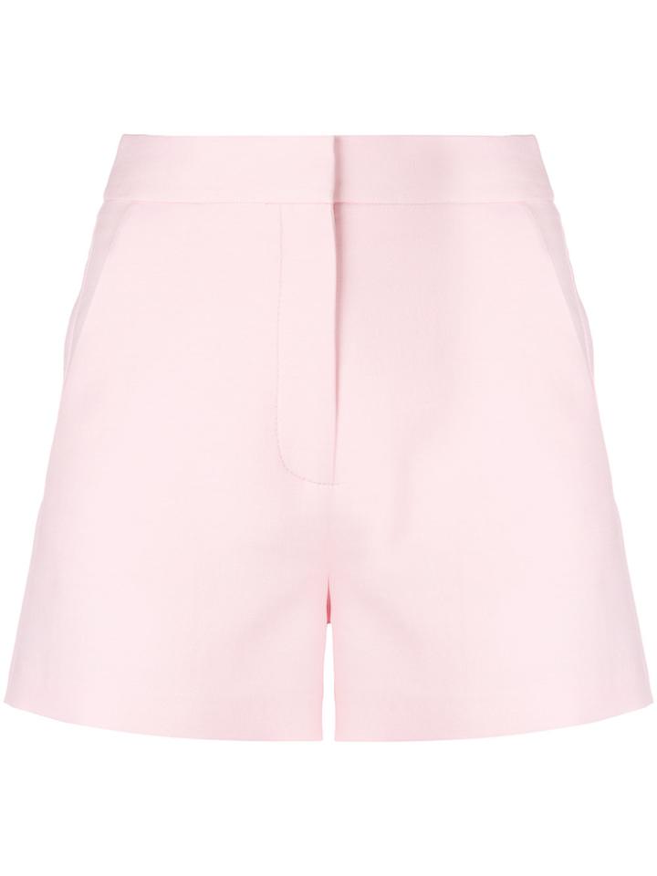 Valentino Crepe Couture Shorts - Pink & Purple