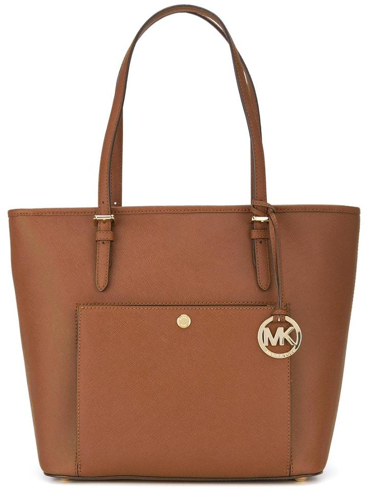 Michael Michael Kors 'jet Set Travel' Top Zip Tote, Women's, Brown