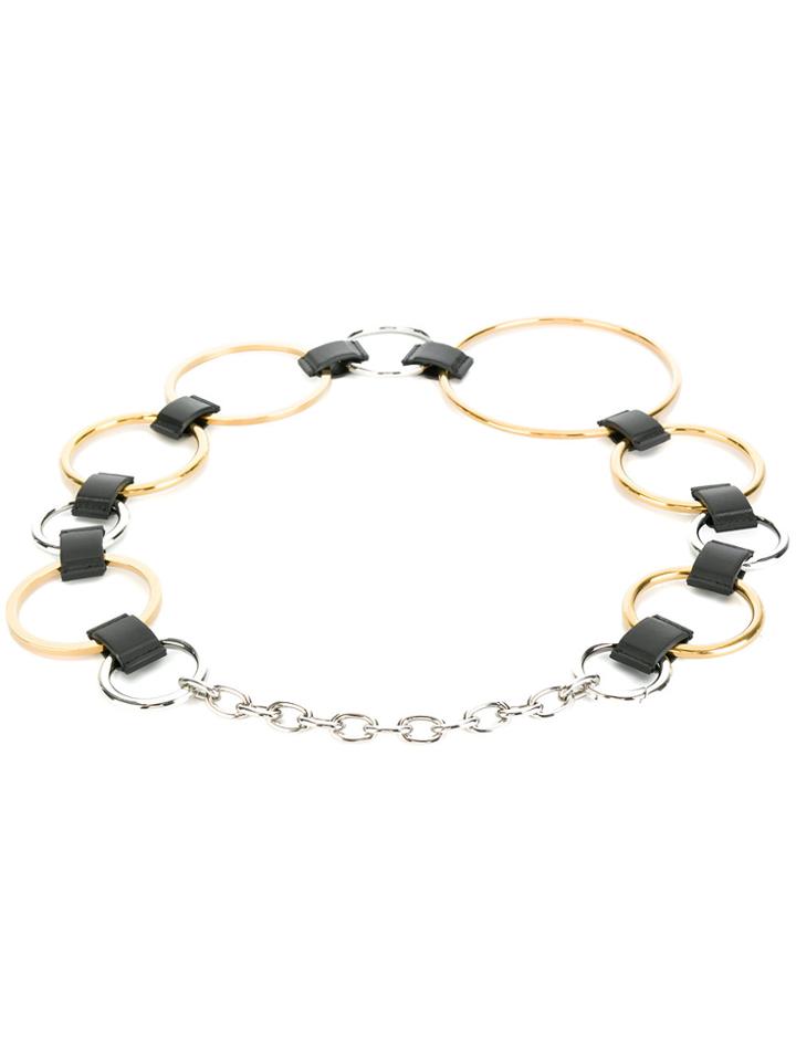 Marni Round Link Belt - Metallic