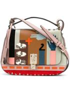 Valentino Valentino Garavani Piper Saddle Bag - Pink