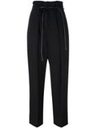3.1 Phillip Lim Tied High-waist Trousers - Black