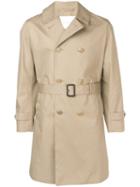 Mackintosh Fawn Storm System Cotton Short Trench Coat Gm-039bs - Brown