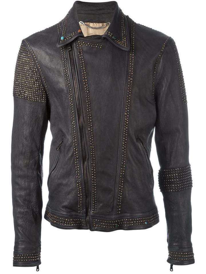 Pihakapi 'cruchi Crust' Leather Jacket