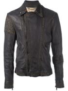 Pihakapi 'cruchi Crust' Leather Jacket