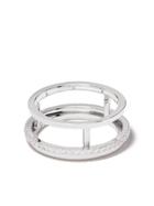 De Beers 18kt White Gold The Horizon Diamond Ring
