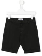 Moschino Kids Chino Shorts, Toddler Boy's, Size: 4 Yrs, Black