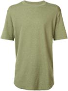 321 Round Neck T-shirt, Men's, Size: Large, Green, Cotton/polyester