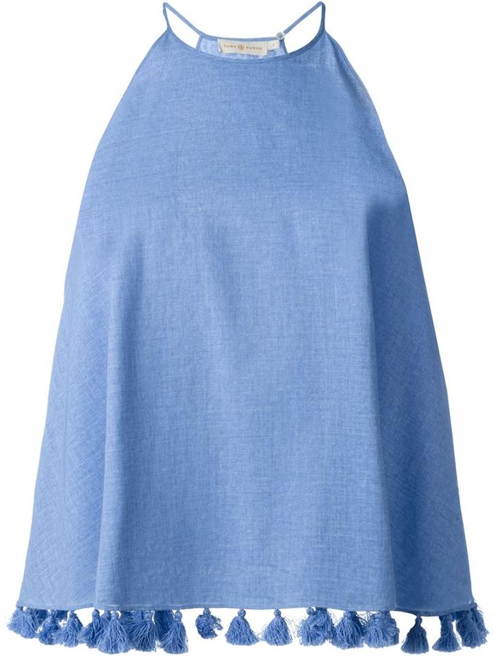 Tory Burch Fringe Hem Sun Top