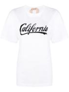 No21 California Print T-shirt - White