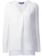 Ralph Lauren Black V-neck Blouse