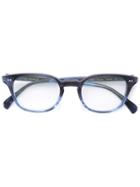Oliver Peoples - 'sarver' Glasses - Unisex - Acetate - One Size, Blue, Acetate