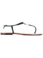 Ralph Lauren Branded Sandals - Black