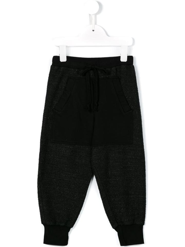 Lost And Found Kids Melange Tracksuit Bottoms, Boy's, Size: 10 Yrs, Black