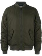Carhartt 'ashton' Bomber Jacket, Men's, Size: Large, Green, Nylon/cotton/polyester