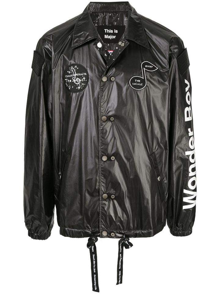 Takahiromiyashita The Soloist Wonder Boy Bomber Jacket - Black