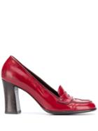 Prada Pre-owned 1990's Loafer Style Pumps - Red