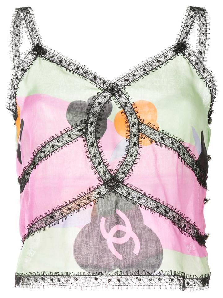 Chanel Vintage Cropped Camisole Bustier - Multicolour
