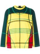 Craig Green Multi Check Print Sweatshirt - Yellow & Orange