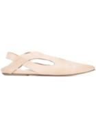Marsèll Pointed Slingback Slipper - Neutrals